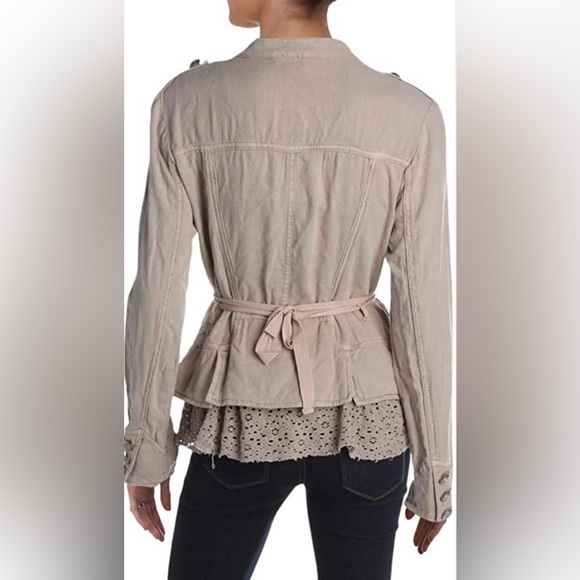 Free People Victorian Boho Neutrals Jacket - Picture 2 of 9